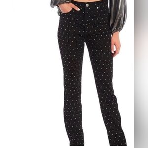 Gianni Bini black with Rhinestone jeans. Size 27  USA size 4